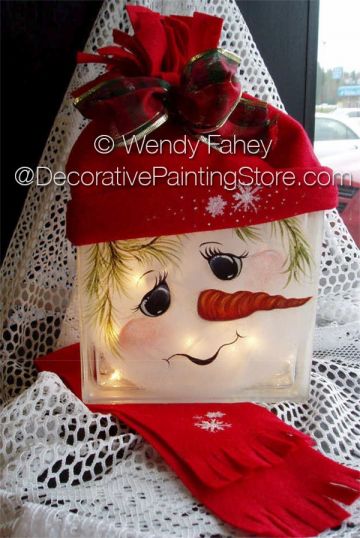 Cozy Cube Painting Pattern - Wendy Fahey - PDF DOWNLOAD